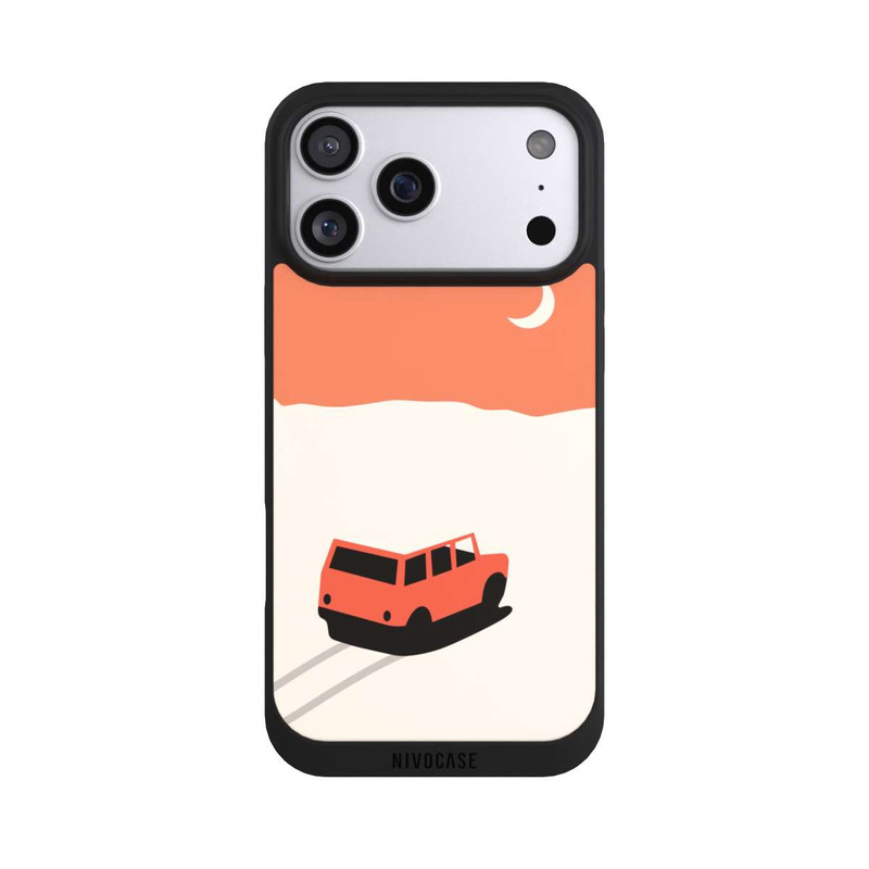 iPhone 17 Pro Max NIVOpure Auto in der Wüste