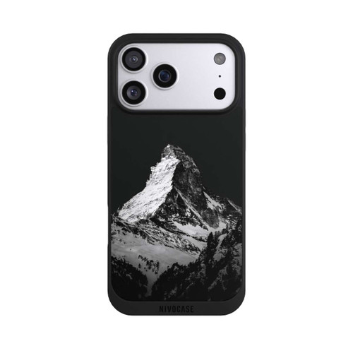 Apple iPhone 17 Pro Max NIVOpure Snow Capped Mountains Grayscale