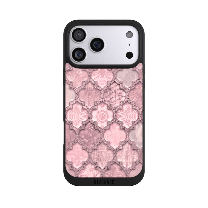 iPhone 17 Pro Max NIVOpure Tuile Maroc Rose