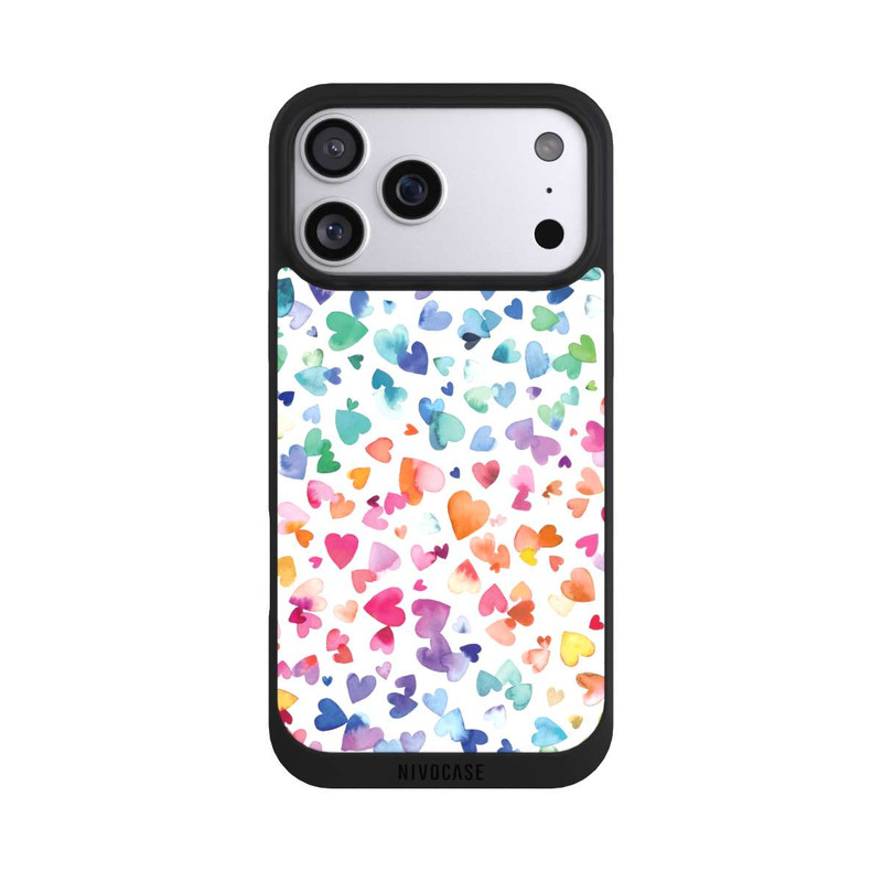iPhone 17 Pro Max NIVOpure Watercolor Love Hearts