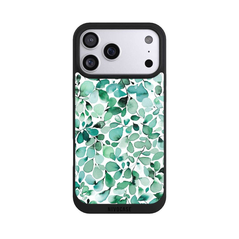 iPhone 17 Pro Max NIVOpure Aquarellmuster Blätter