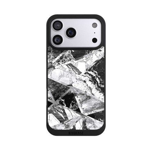 Apple iPhone 17 Pro Max NIVOpure Carreaux de marbre monochrome