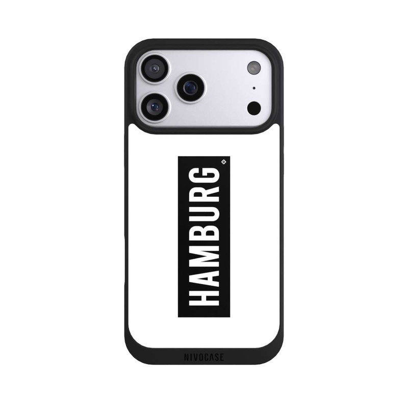 iPhone 17 Pro Max NIVOpure HSV Hambourg noir et blanc