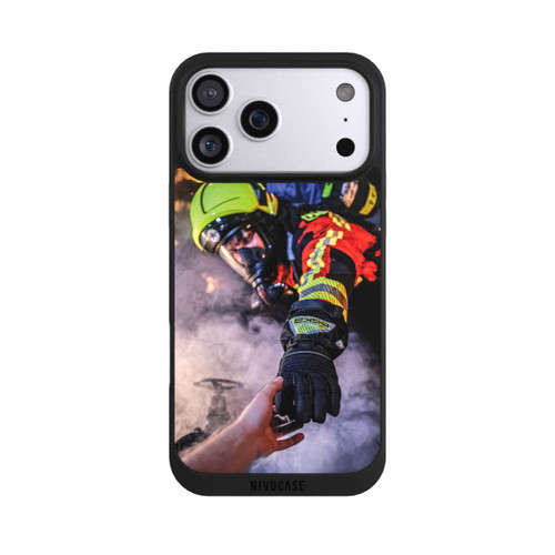 Apple iPhone 17 Pro Max NIVOpure Firefighter Reaches for Hand