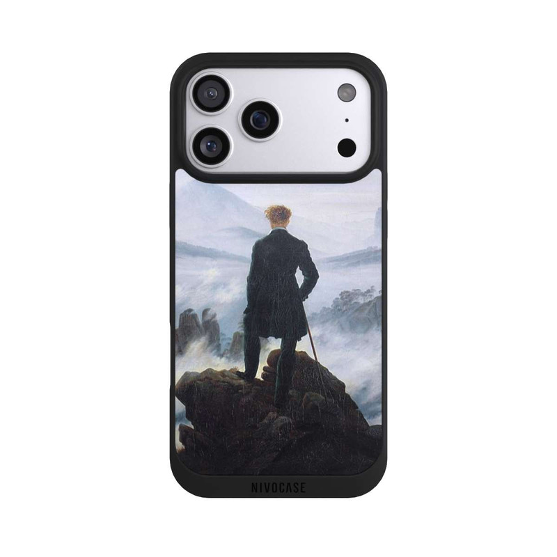 iPhone 17 Pro Max NIVOpure Le Vagabond au-dessus de la Mer de Brouillard
