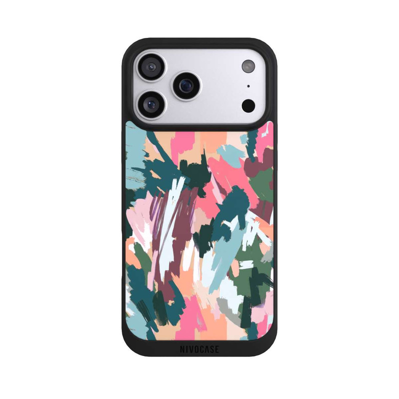 iPhone 17 Pro Max NIVOpure Abstrakte künstlerische Textur Rosa