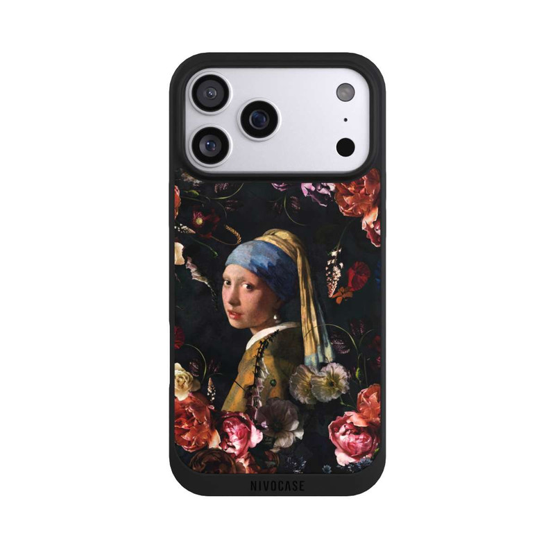 iPhone 17 Pro Max NIVOpure Girl with a Pearl Earring Roses