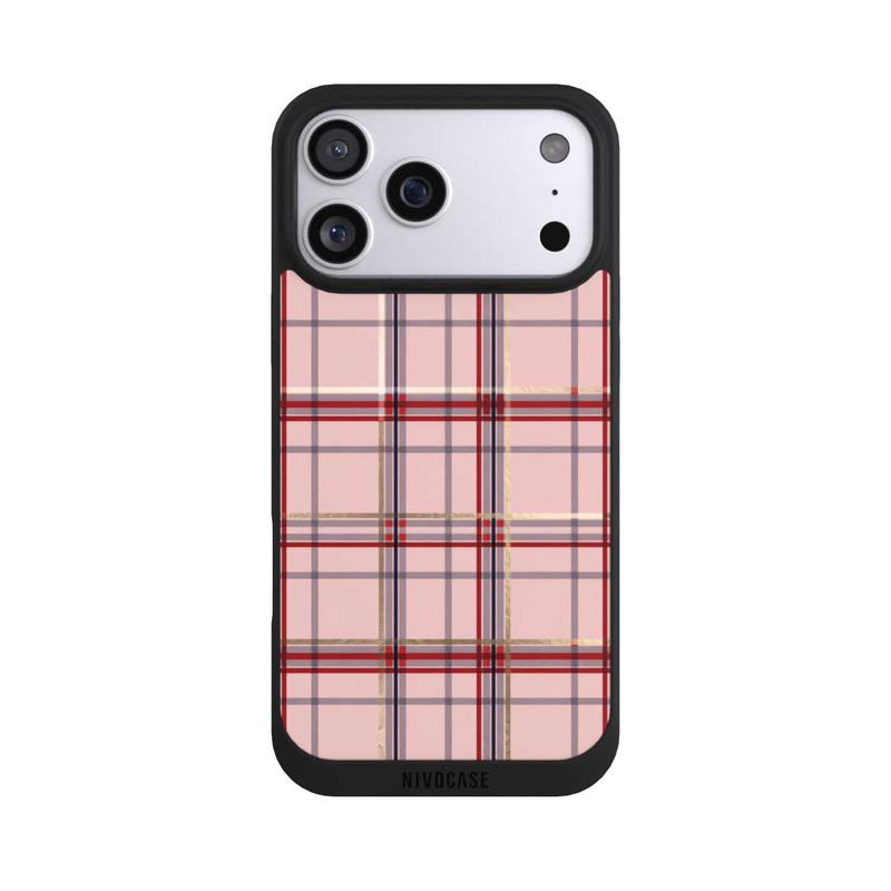 iPhone 17 Pro Max NIVOpure TARTAN PINK