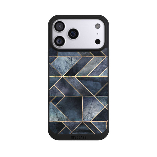 Apple iPhone 17 Pro Max NIVOpure Abstraktes Natur-Dunkelblau