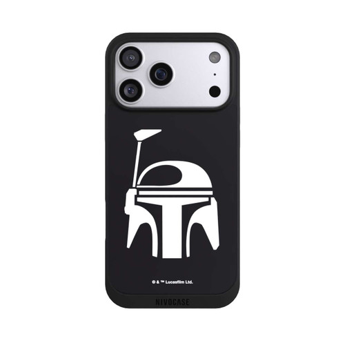 Apple iPhone 17 Pro Max NIVOpure Boba Fett Helm Schwarz