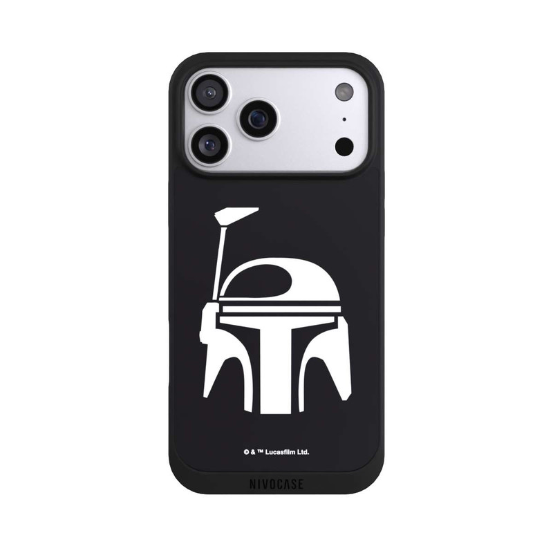 iPhone 17 Pro Max NIVOpure Casque Boba Fett Noir