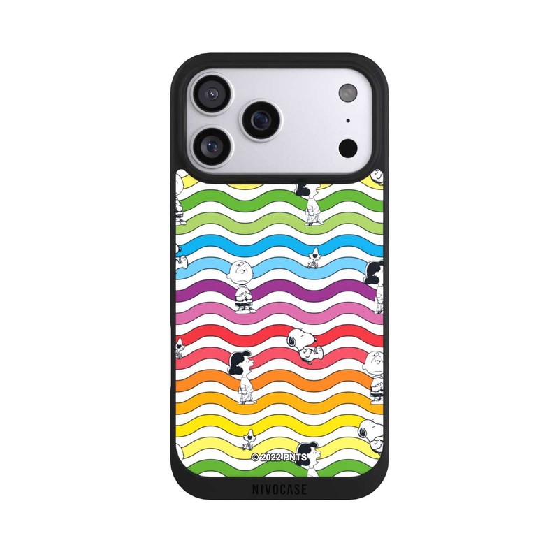 iPhone 17 Pro Max NIVOpure Snoopy Pattern Arc-en-ciel