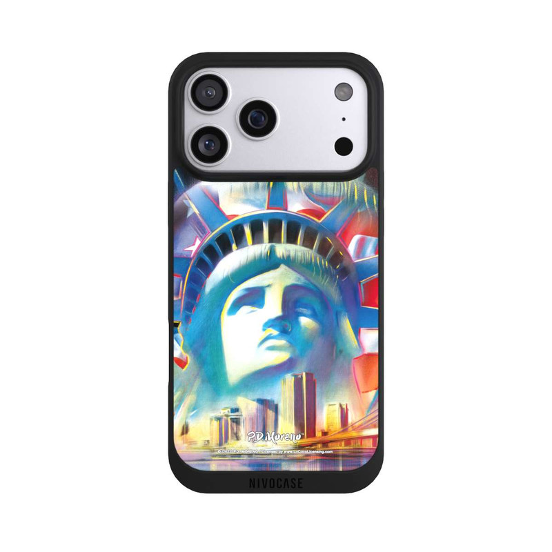 iPhone 17 Pro Max NIVOpure New York Liberty Art par P.D. Moreno