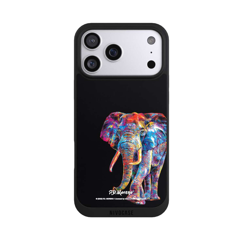 iPhone 17 Pro Max NIVOpure Elephant Art par P.D. Moreno