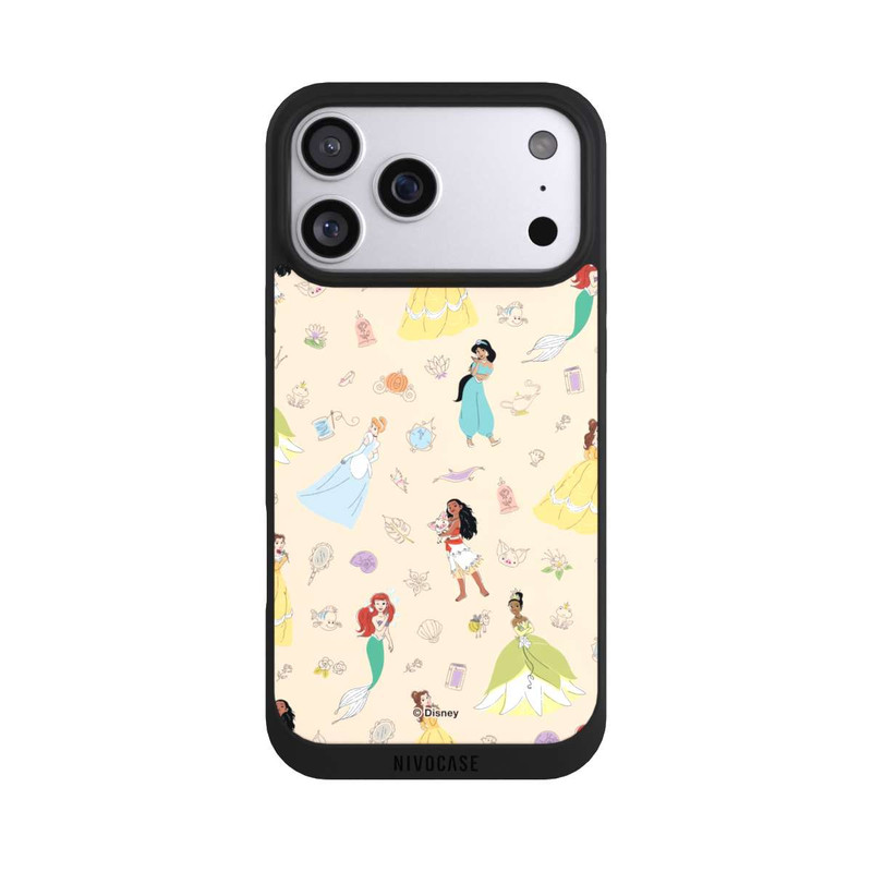 iPhone 17 Pro Max NIVOpure Princess Pattern Beige Disney Princess