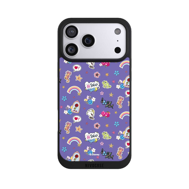 iPhone 17 Pro Max NIVOpure Princess Pattern Purple Disney Princess