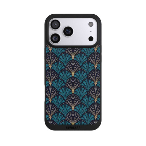 Apple iPhone 17 Pro Max NIVOpure Art Deco Aquamarin Gold