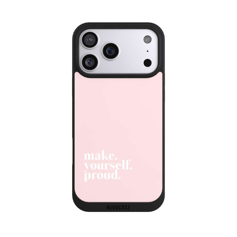 iPhone 17 Pro Max NIVOpure Make Yourself Proud Zitat - Altrosa