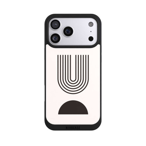 Apple iPhone 17 Pro Max NIVOpure Moderne Kunst Schwarze Linien