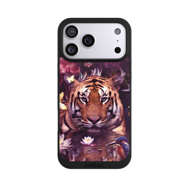 iPhone 17 Pro Max NIVOpure Tiger Blumenrahmen