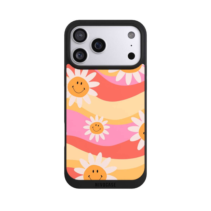 iPhone 17 Pro Max NIVOpure Retro Smiles Orange Colorful