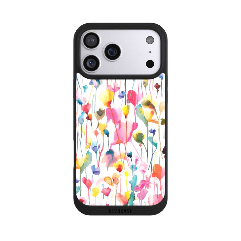 iPhone 17 Pro Max NIVOpure Aquarell Wildblumen bunt
