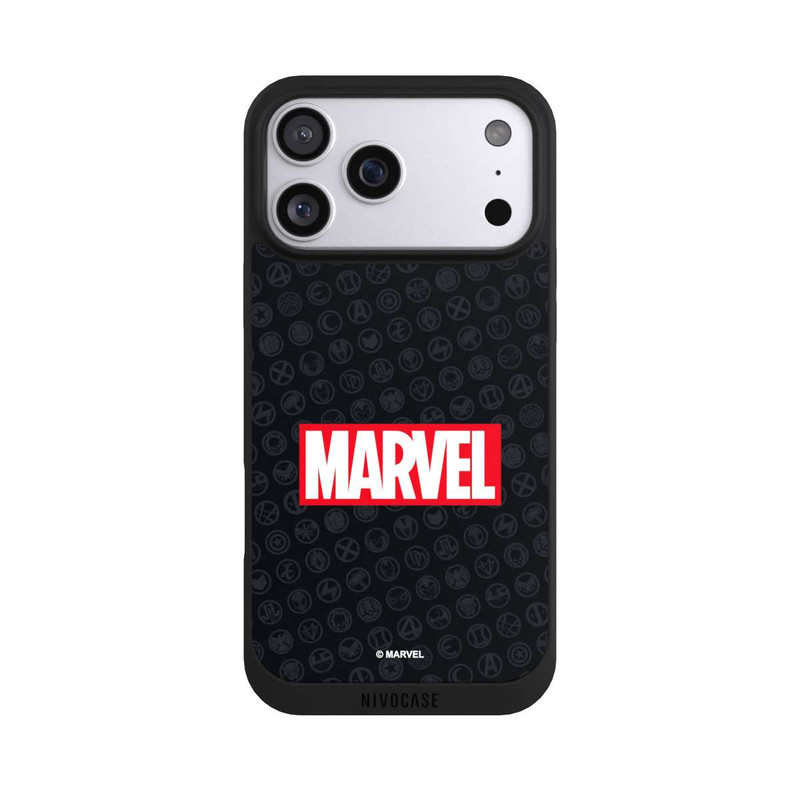 iPhone 17 Pro Max NIVOpure Marvel Logo Black Red 