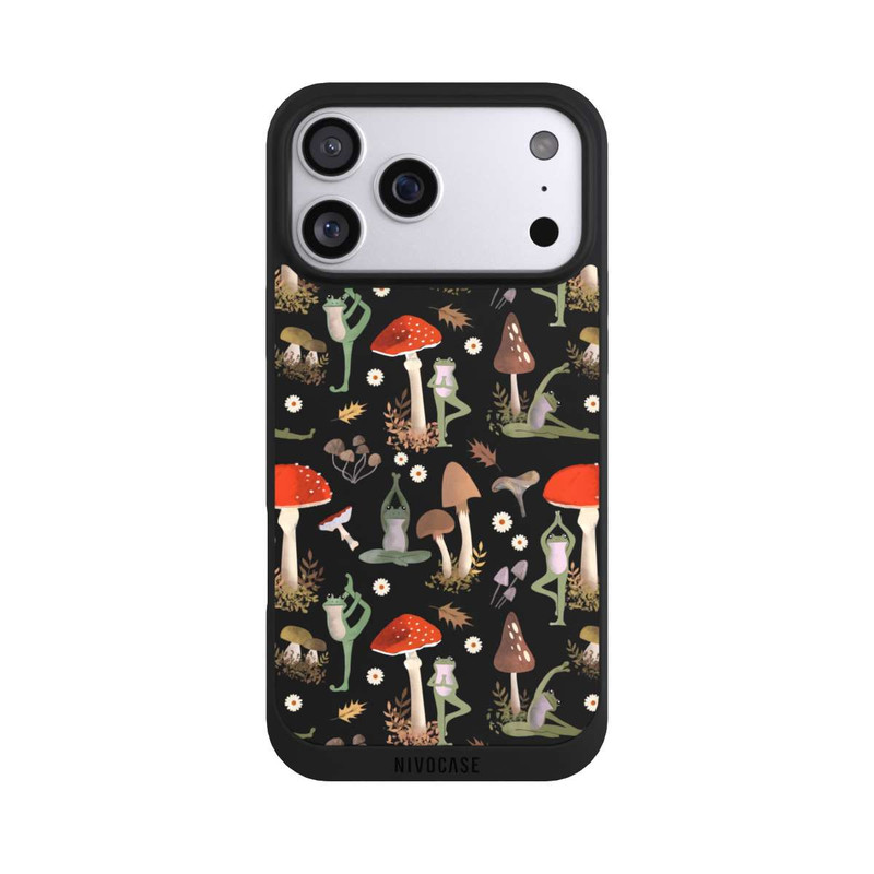 iPhone 17 Pro Max NIVOpure Yoga Frogs with Mushrooms