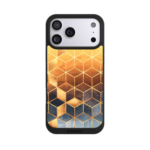 Apple iPhone 17 Pro Max NIVOpure Würfel goldener Farbverlauf