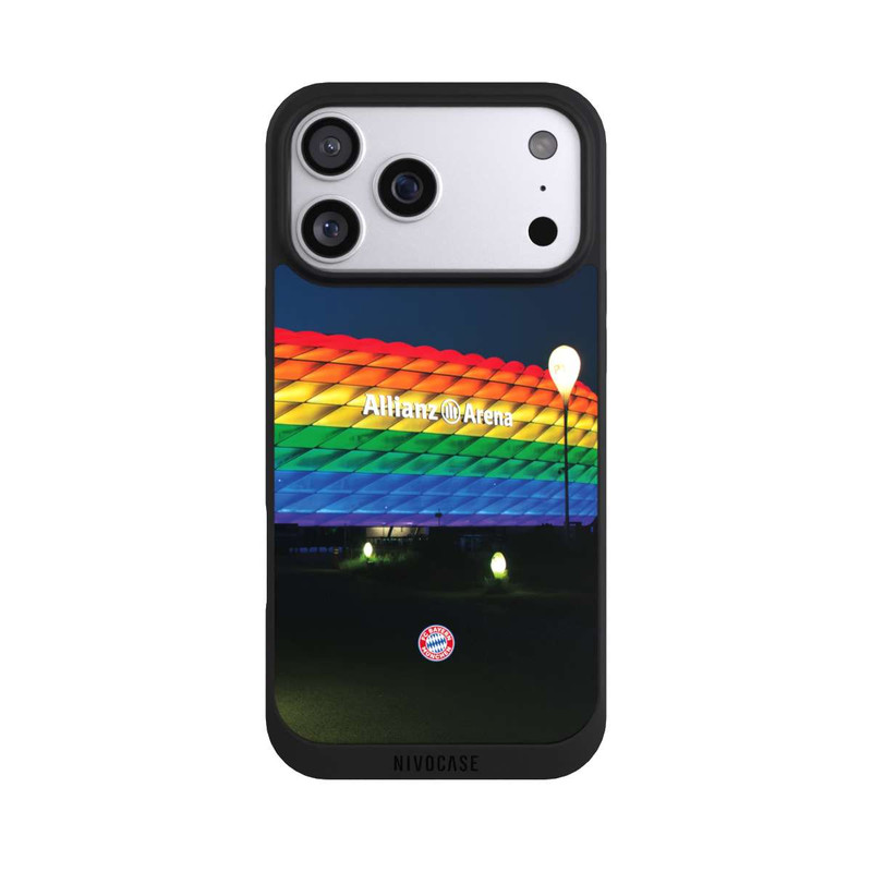 iPhone 17 Pro Max NIVOpure Allianz Arena Regenbogen
