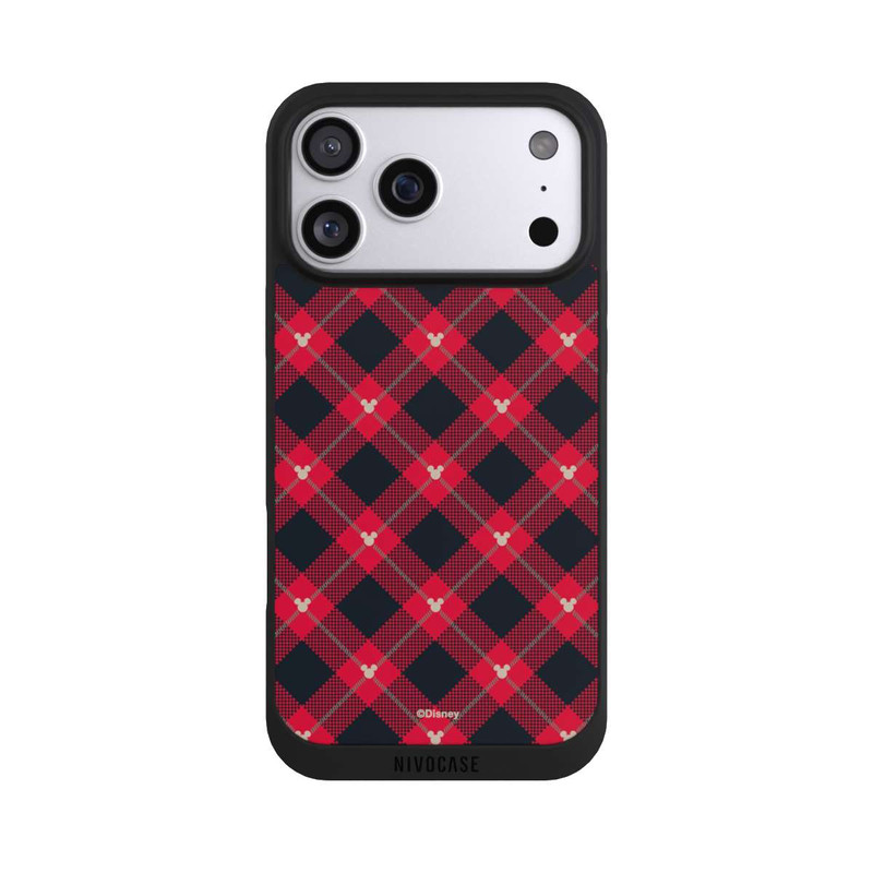 iPhone 17 Pro Max NIVOpure Mickey Weihnachtsmuster Rot