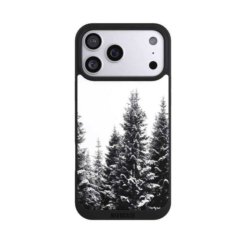 iPhone 17 Pro Max NIVOpure Schneebedeckte Tannen