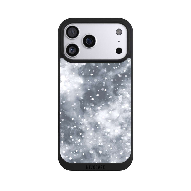 iPhone 17 Pro Max NIVOpure Abstrakter Winterschneehimmel