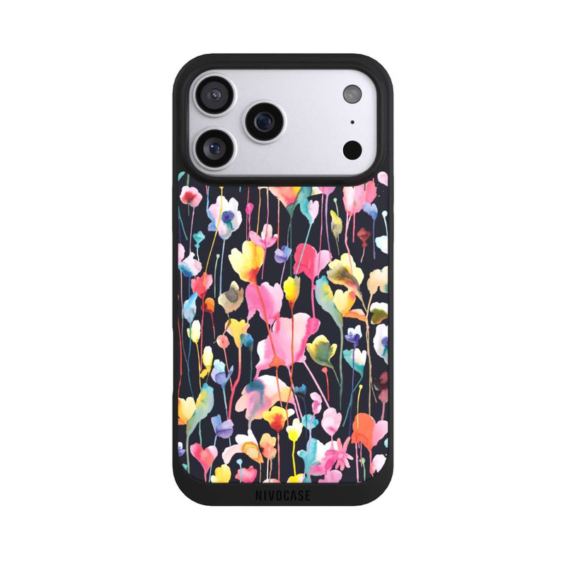 iPhone 17 Pro Max NIVOpure Wildblumen schwarz