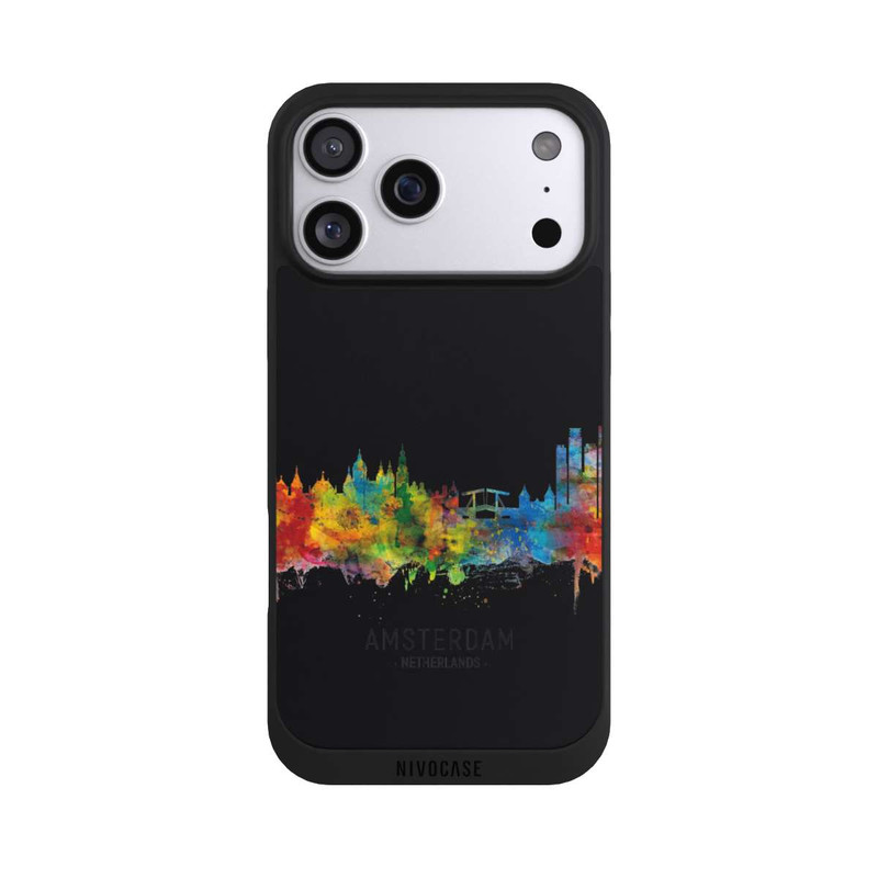 iPhone 17 Pro Max NIVOpure Amsterdam Netherlands Skyline Black