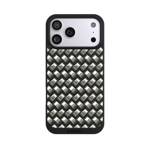 Apple iPhone 17 Pro Max NIVOpure Glamour Silver Metal