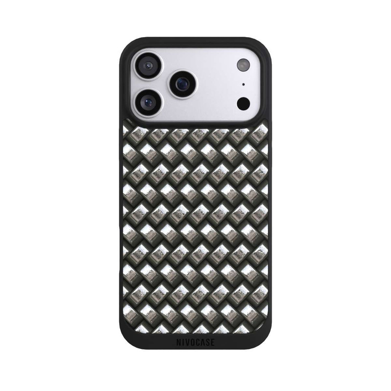 iPhone 17 Pro Max NIVOpure Glamour Silver Metal