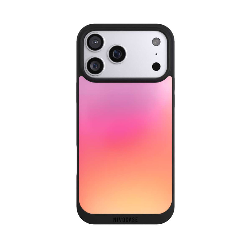 iPhone 17 Pro Max NIVOpure Pastell Rosa Glitch