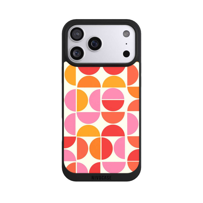 iPhone 17 Pro Max NIVOpure Retro Trend Pattern Orange