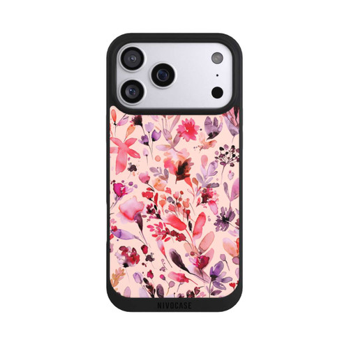 Apple iPhone 17 Pro Max NIVOpure Künstlerische Blumen Viva Magenta