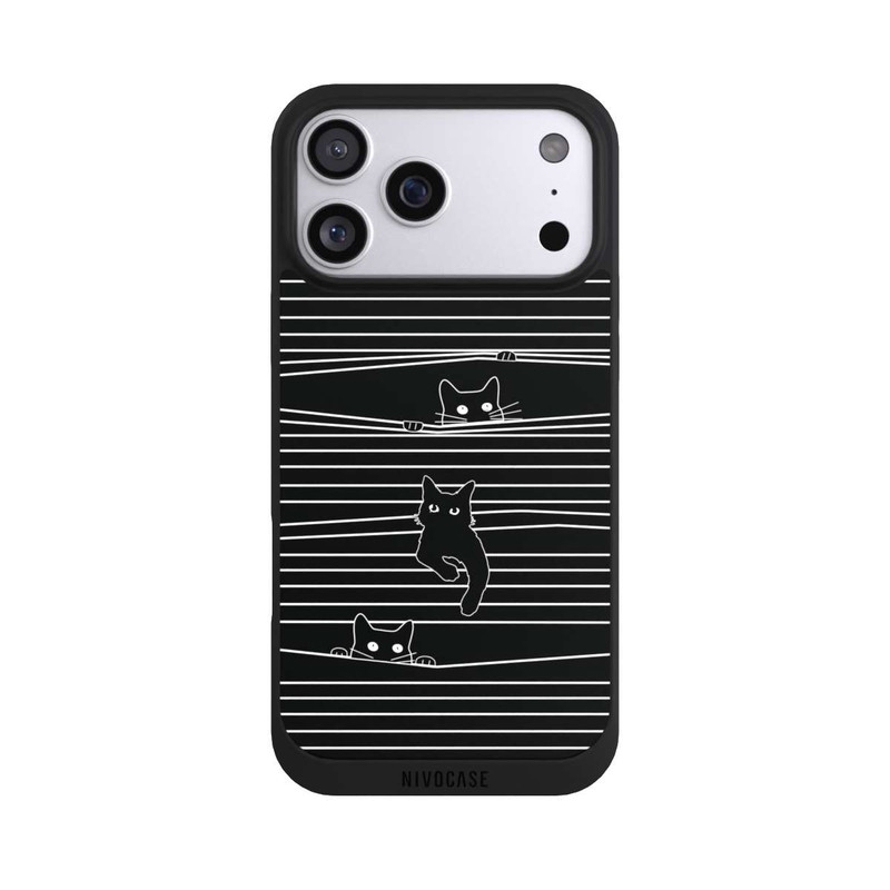 iPhone 17 Pro Max NIVOpure Cats Peeping
