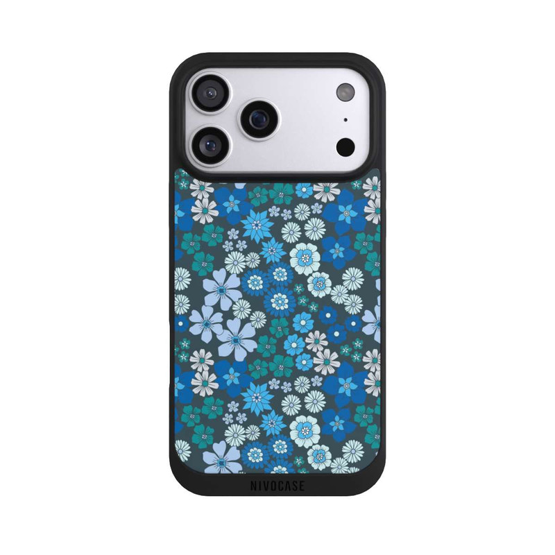 iPhone 17 Pro Max NIVOpure Blaue Blumen DeinDesign