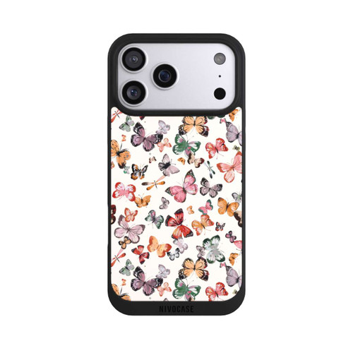 Apple iPhone 17 Pro Max NIVOpure Flying Butterflies Countryside Apricot