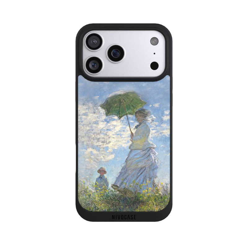 iPhone 17 Pro Max NIVOpure Frau mit Sonnenschirm - Monet