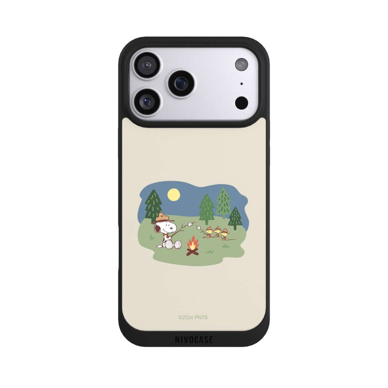 iPhone 17 Pro Max NIVOpure Snoopy Lagerfeuer