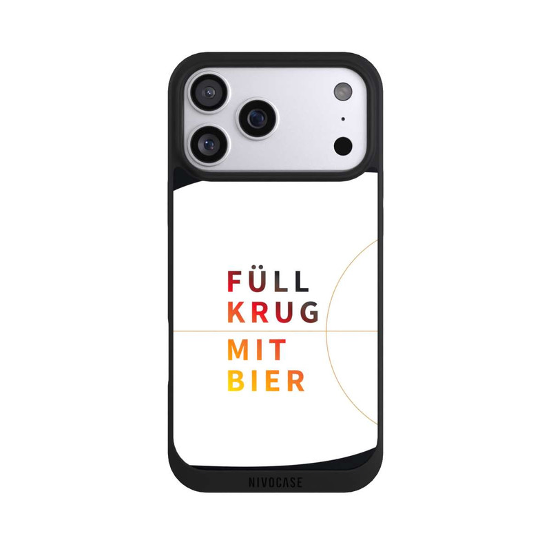 iPhone 17 Pro Max NIVOpure Füllkrug mit Bier 