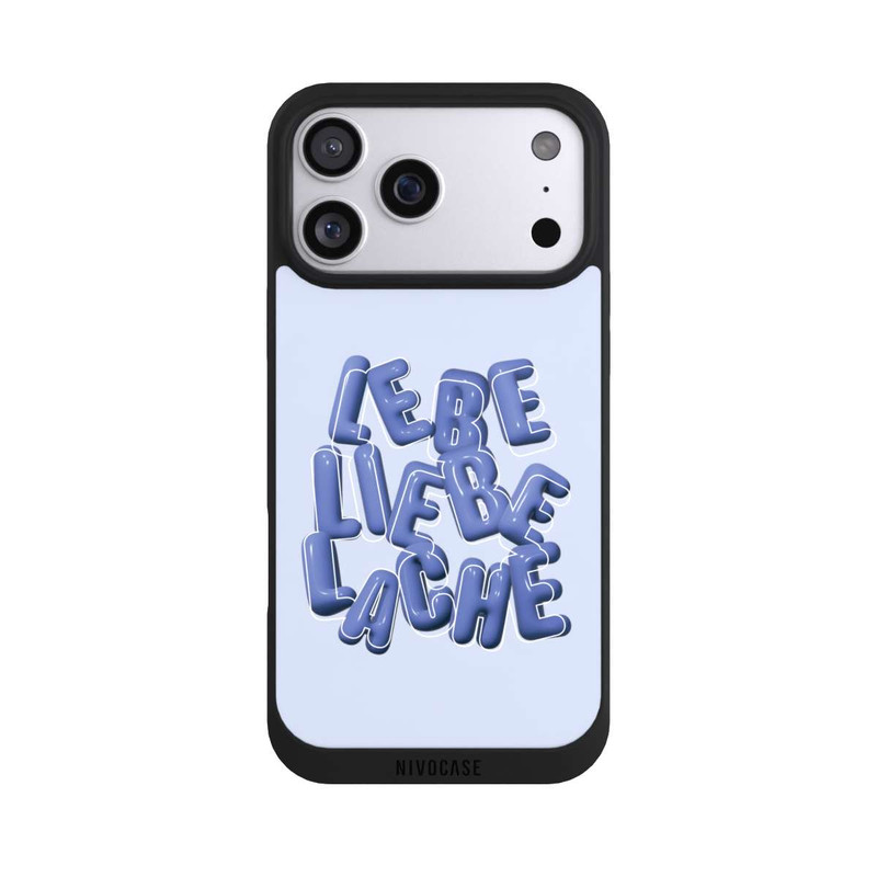 iPhone 17 Pro Max NIVOpure Lebe Liebe Lache Blue