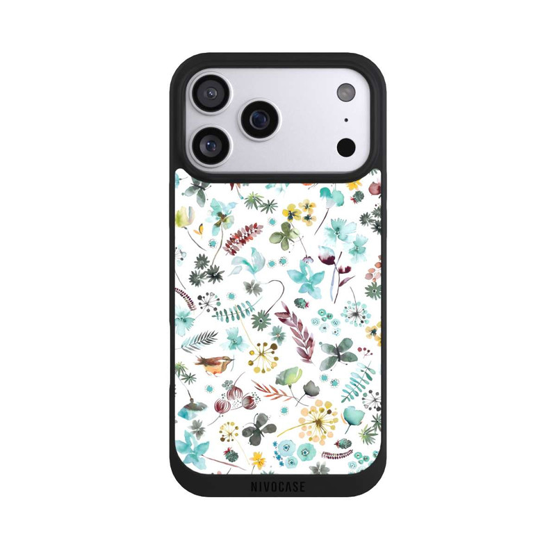 iPhone 17 Pro Max NIVOpure Botanischer Schmetterling Natur Blau