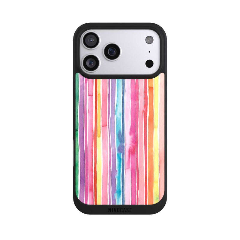 iPhone 17 Pro Max NIVOpure Camouflage Regenbogenstreifen