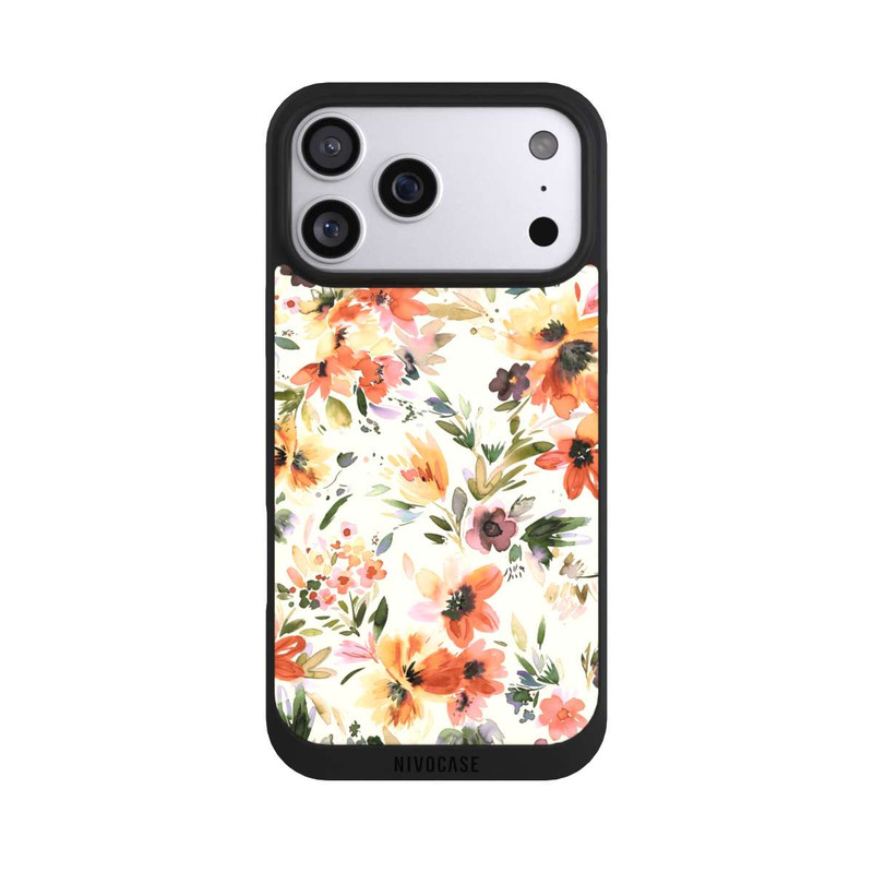 iPhone 17 Pro Max NIVOpure Summer Artistic Flowers Ivory